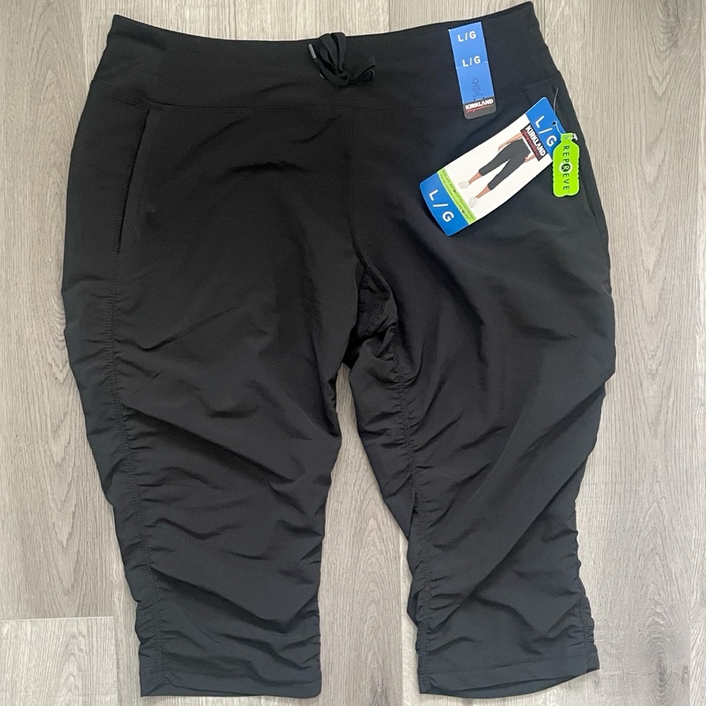 NWT 3/4 Length Pants Sz Large Made From Recycled Bottles